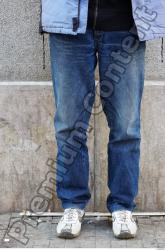 Leg Man White Casual Jeans Average